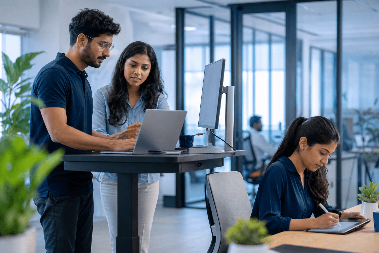 AVYRION product team collaborating in a modern Gurugram software office