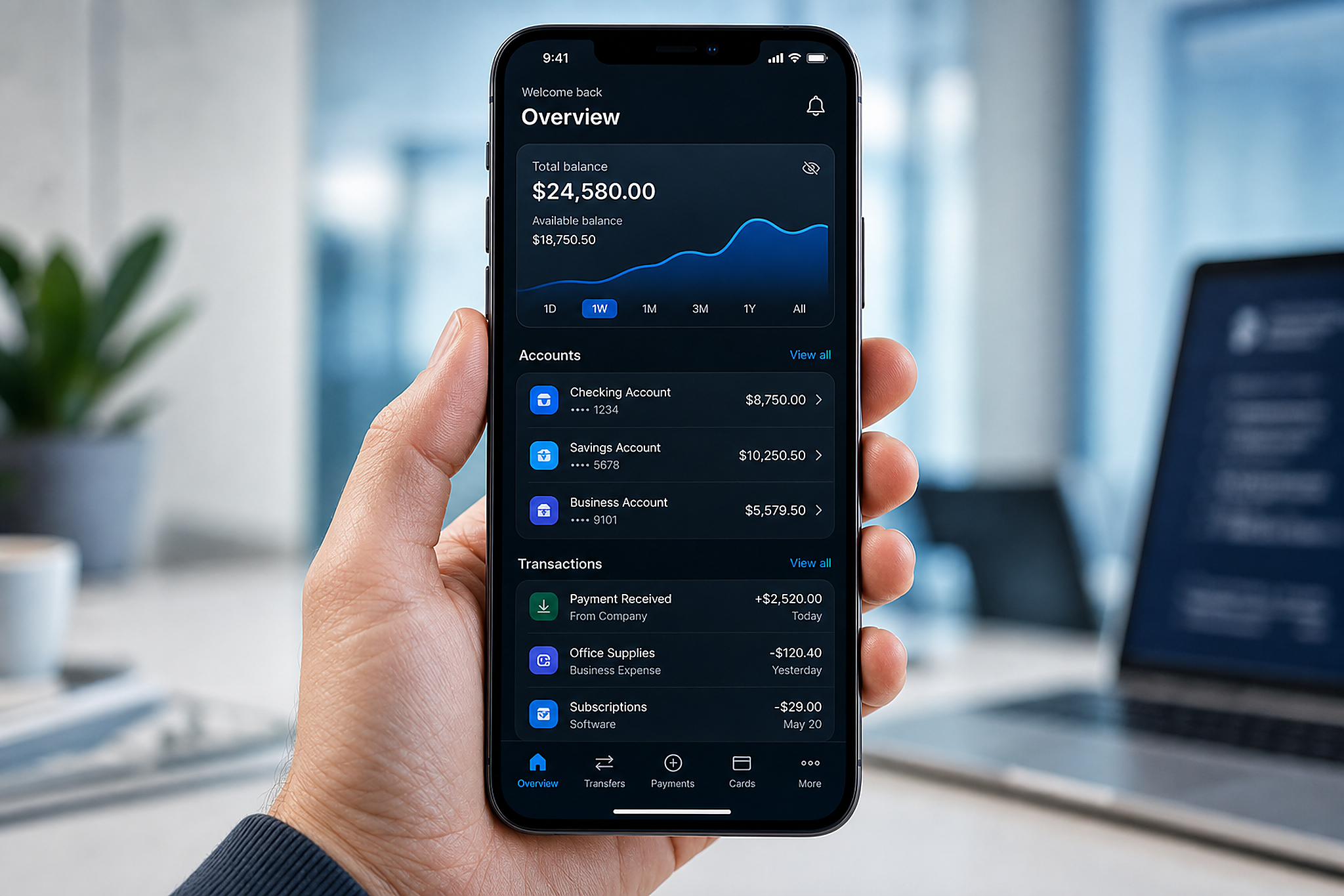 Cloud infrastructure and banking product UI