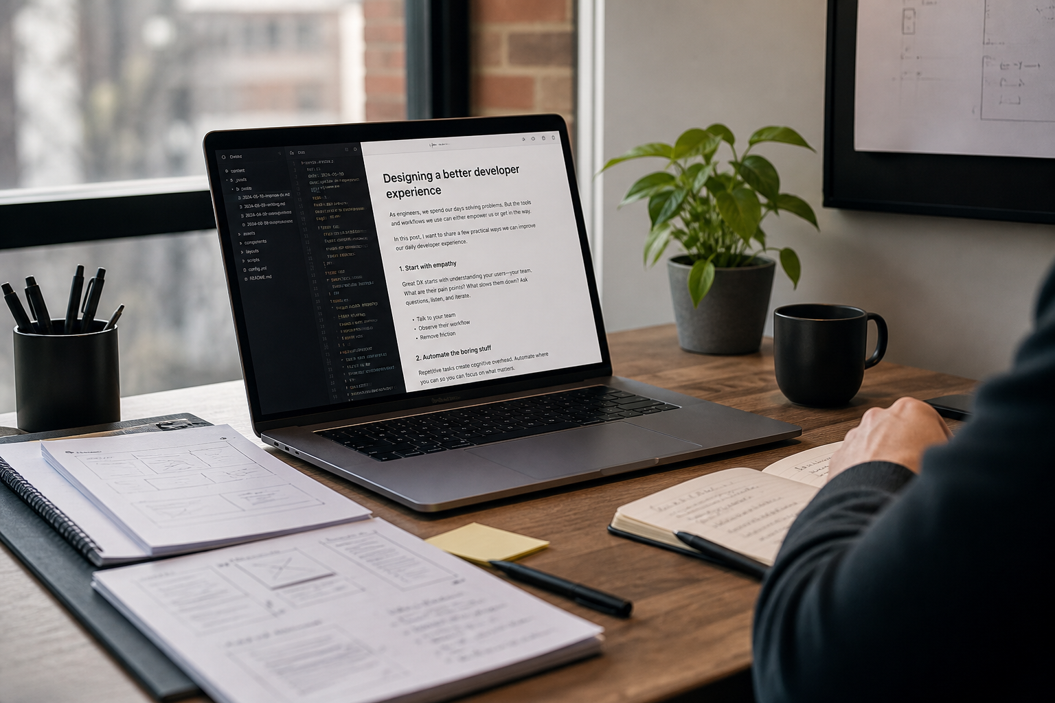 AVYRION editorial workspace for software and product delivery writing