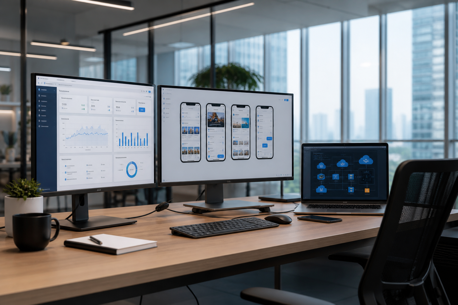 AVYRION engineering workspace for web, mobile, and cloud software delivery